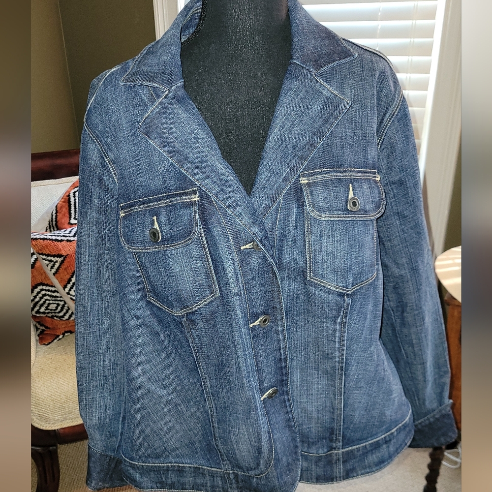 Talbots Classic Indigo Jean Jacket